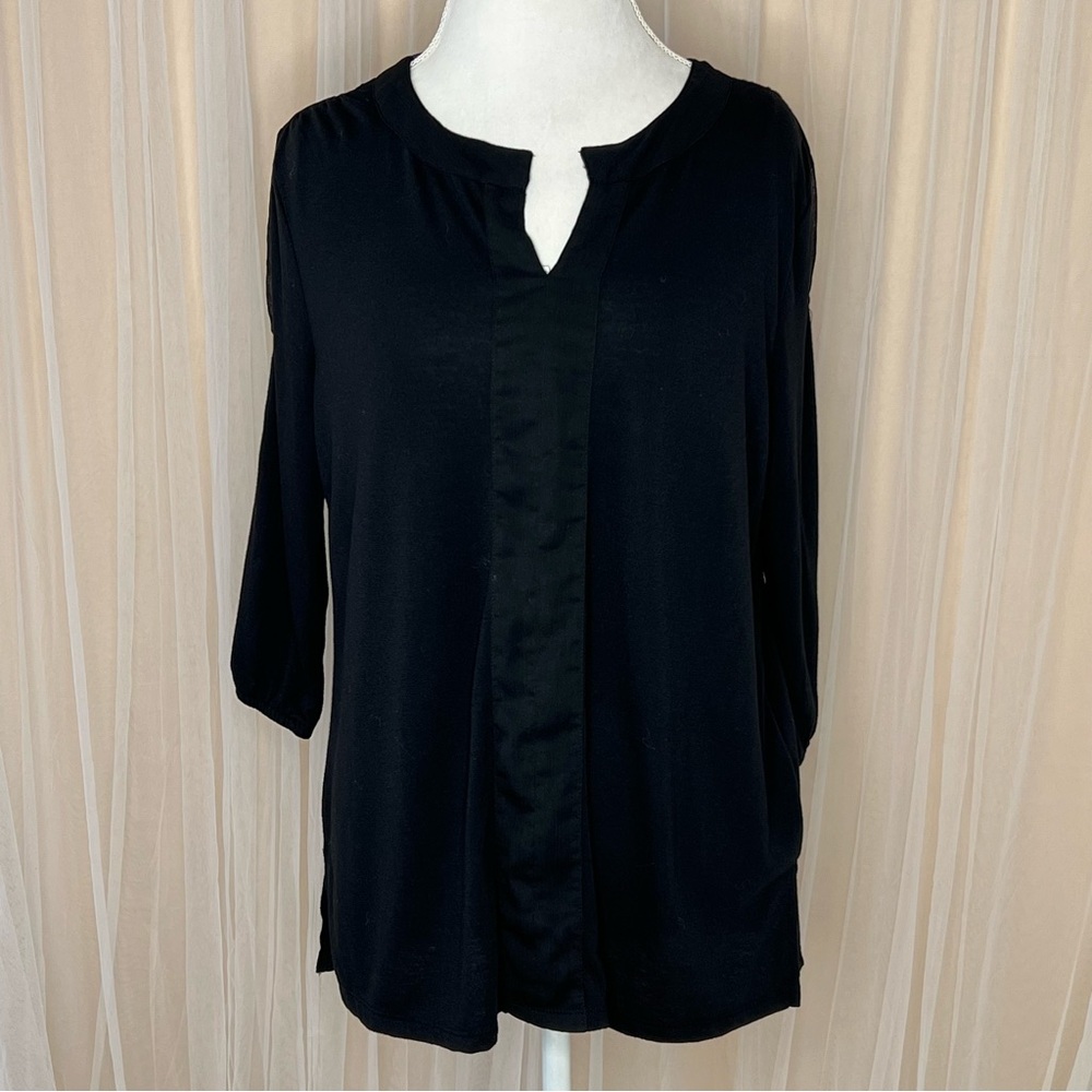 Black 3/4 Sleeve Top